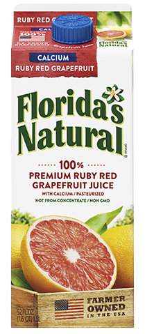 floridas natural grapefruit nutrition facts